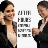 After Hours Voicemail Script For Business
